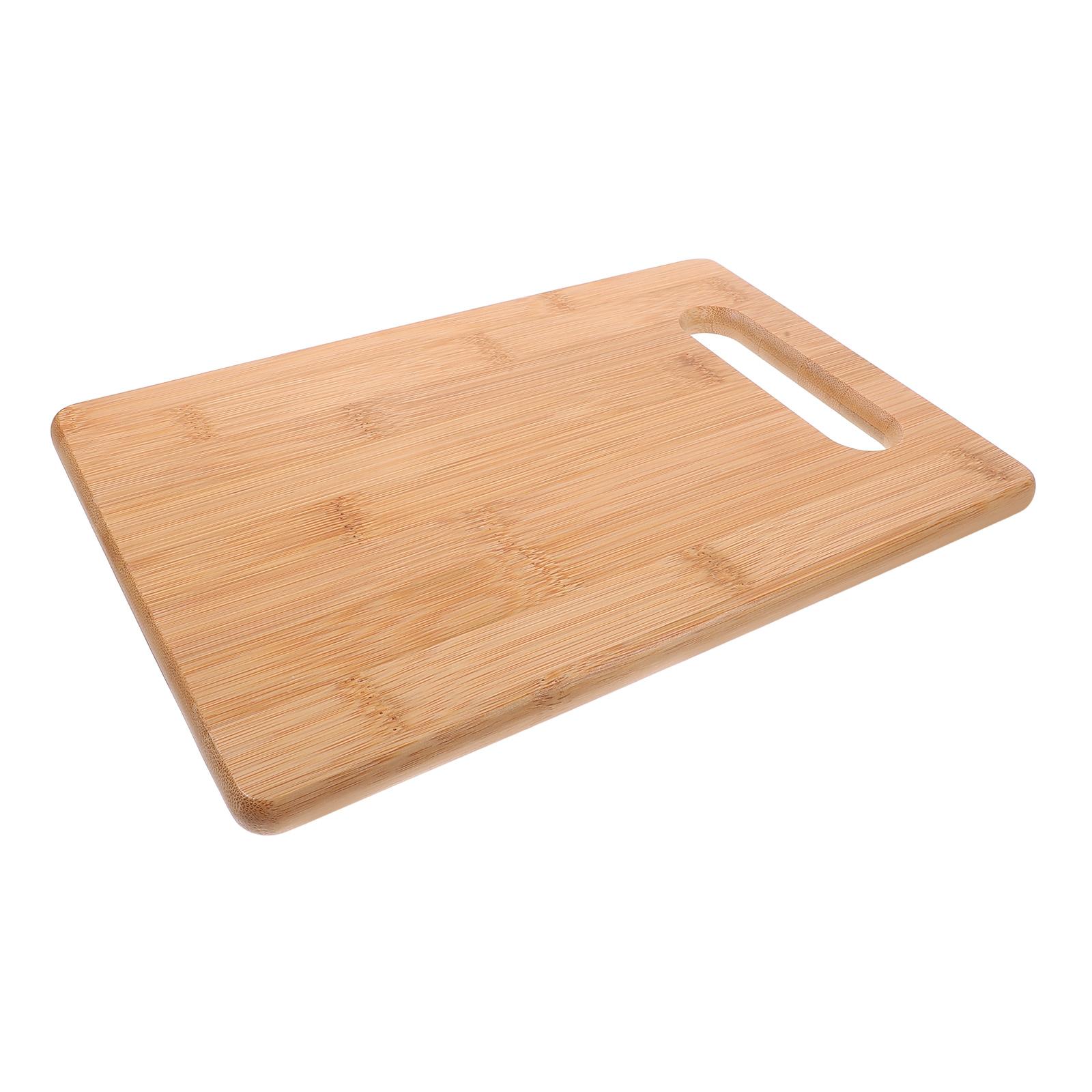 

Hanging Bamboo Chopping Board Portable Square Cutting Board Double Sided Meat Vegetable Fruit Chocolate Boards For Home 27.00X18.00X1.20CM хаки