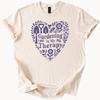 Gardening Is My Therapy Heart Floral Graphic T Shirt Cute Plant Lover Gift Garden Tools Nature Lover Tee Flower Shirt