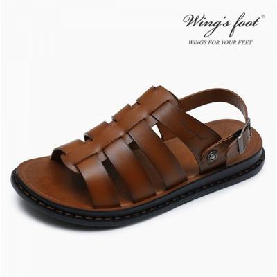 Flügel S Fuß Herren S 2-Wege Sandale Hausschuh W706058qb M Sc