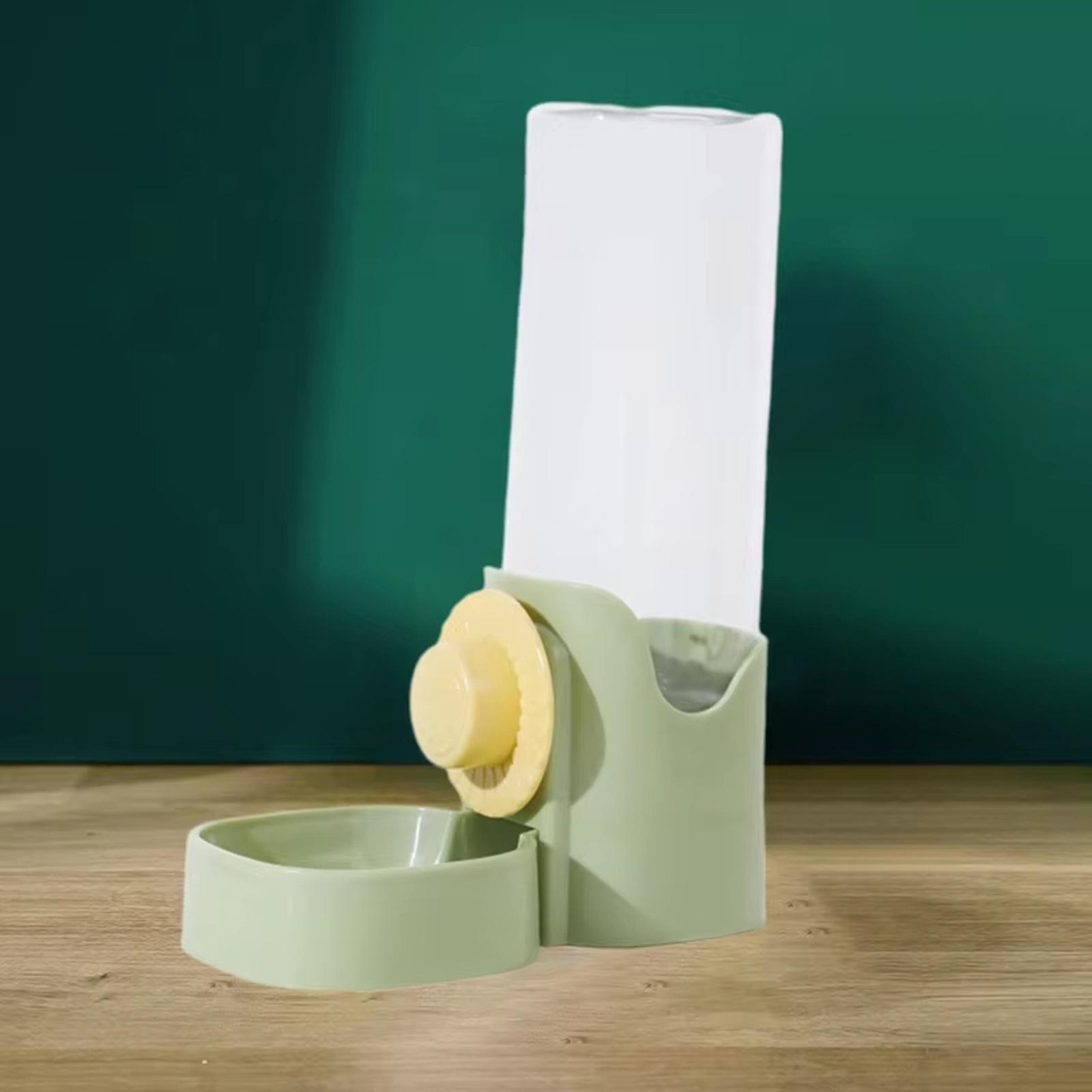 

Подвесная поилка для домашних животных Дизайн Клетка Бутылка с водой для собак Кошек зелёный