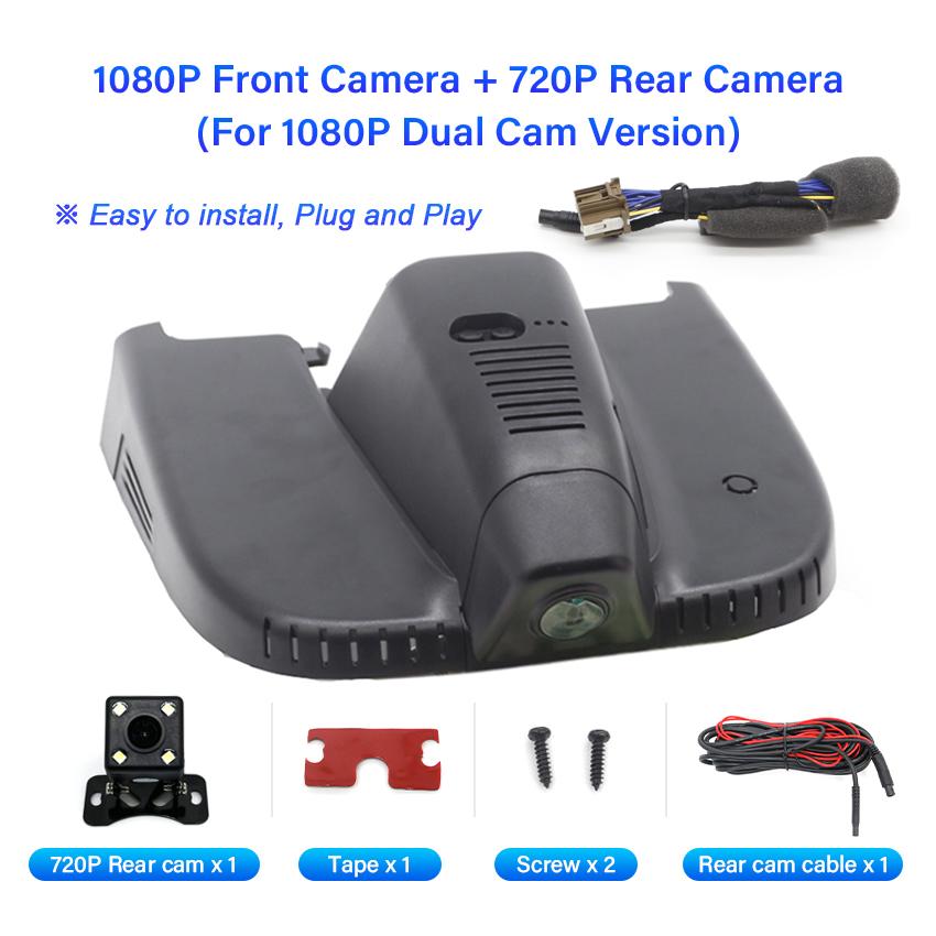 New! Car DVR for Alfa Romeo Giulia Stelvio,Plug and play Hidden Dash Cam Camera,Night Vision High Quality HD 1080P, WIFI DashCam