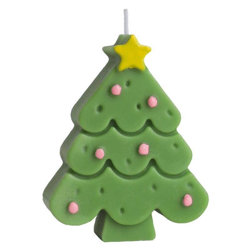 Christmas Tree Shaped Scented Candle Gift Box - Holiday Decoration & Souvenir