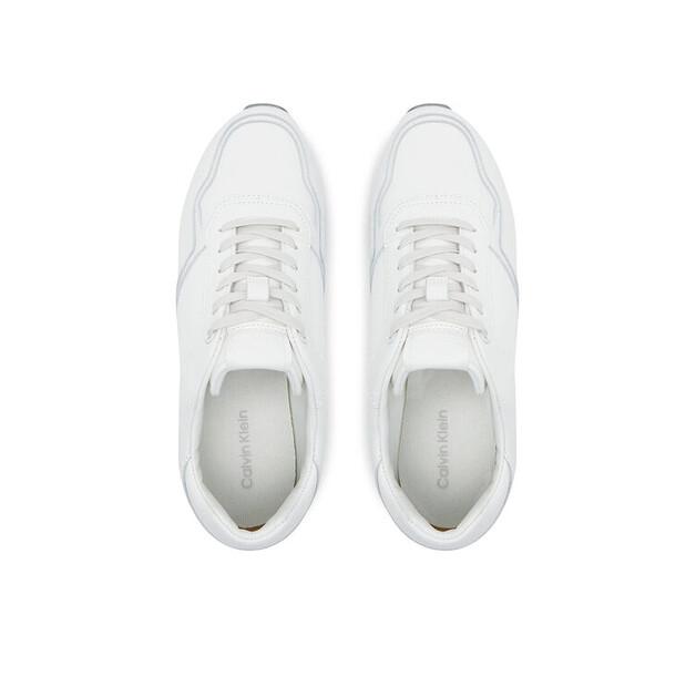 Men's Sneakers Calvin Klein Low Top Lace Up Lth Mono Hm0hm01807 Grey