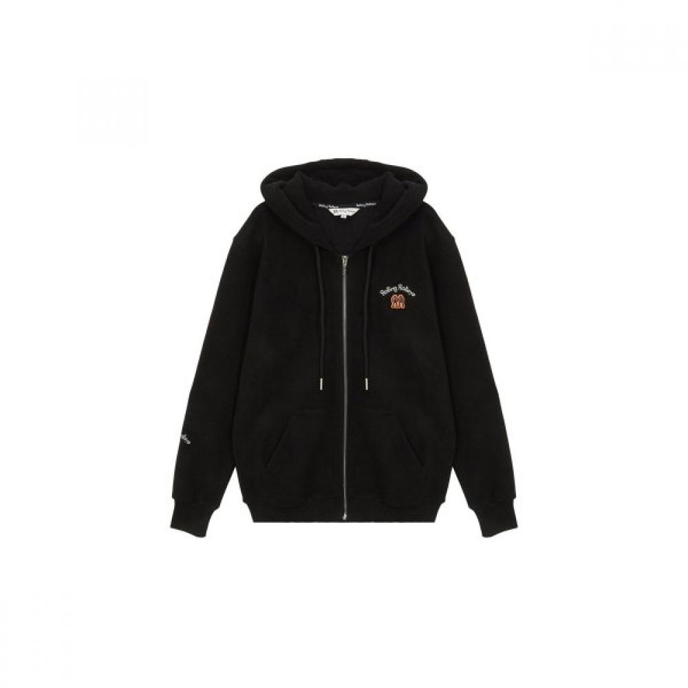 Rolling Rollie Zip Up Hood Nest Black S