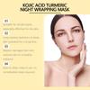 HOYGI Turmeric Collagen Peel-Off Mask: Hydrates, Brightens, Tightens Pores, Nourishes & Rejuvenates Skin. Easy Peel-Off Formula.