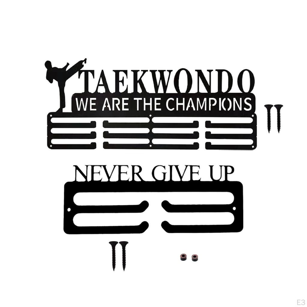 Wall Mount Medal Holder Award Ribbon Organizer Medals Display Rack for Volleyball