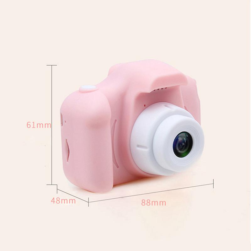 Kids Camera Toys 2 Inch Screen Hd Cartoon Kids Digital Camera Mini Slr Camera Cute Toy For Children Birthday Christmas Gifts