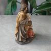 Nativity Scene Statue Tabletop Scenes Resin Holy Family Statue Catholic Figurine Handicrafts Sculpture Thanksgiving Decoration