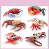Pvc Fiddler Crab Collection Model Marine Animal Figurine For Aquarium Display And Gift