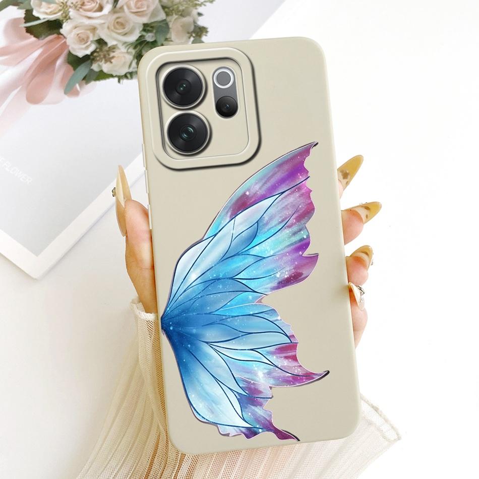 For Vivo V70 / V70 Elite 2026 Cute Cat Flower Cartoon Phone Case For Vivo V 70 V70Elite V2538 V2548 Soft Silicone Covers Bumpers