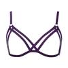 Strappy Premium Material Sweet Gift Lingerie Cupless Passionate Mysterious Assorted Colors Unique Design Chic Harness Bra