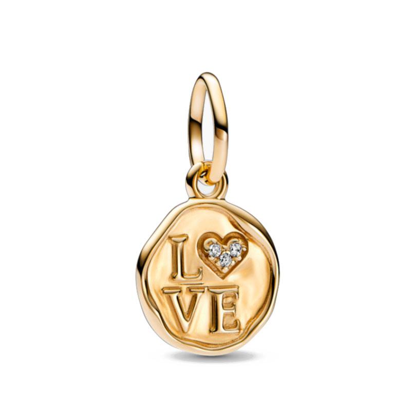 Nowy Srebro Próby S925 Platerowany Koralik Me Serii Miłość Koniczyna Gwiazda Wisiorek Zawieszka Pasuje Oryginalna Bransoletka Kobiety Biżuteria DIY