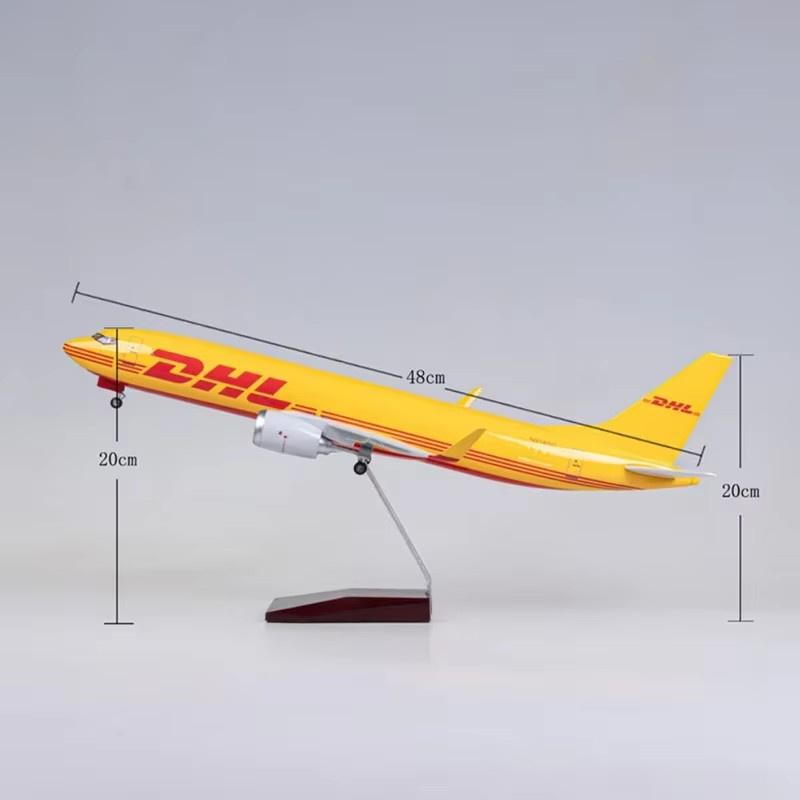 

1:Масштабная модель самолета 80 B737-800 Самолет DHL Модель самолета из смолы детские игрушки для мальчиков Сувенирный самолет Игрушка Коллекционный подарок