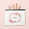 Initial Makeup Bag Personalized Bride Makeup Box Decorative Gift Female Organizer Travel Toilet Wash Wallet