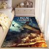"War Thunder Themed Rug Decor" Non-slip Rug Suitable for Living Room and Bedroom Sofas.