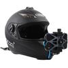 5 in 1 Kits Motorcycle Helmet Chin Mount Holder Rotatable Mobile Phone Strap with Silicone for Hero Sports Action Camera