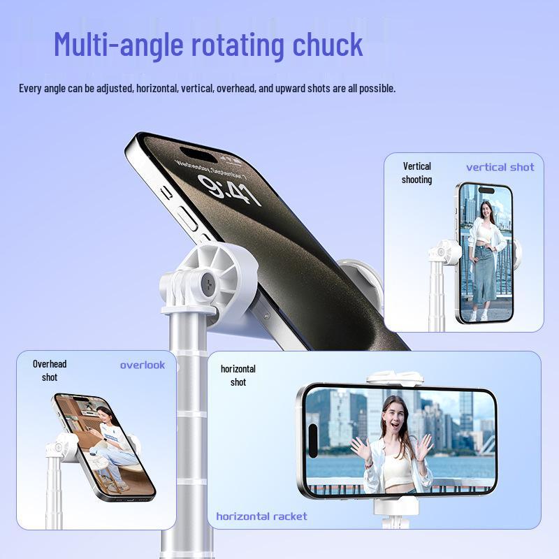 Jumping Stick Universal Phone Selfie Tripod - Portable Live Broadcast Photography Holder