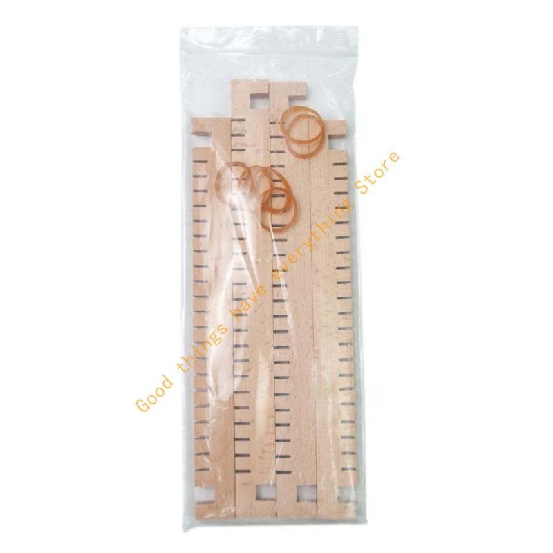 3-in-1 Webstuhl-Bausätze Webspielzeug Rahmenwebstuhl Strickmaschine 55KF