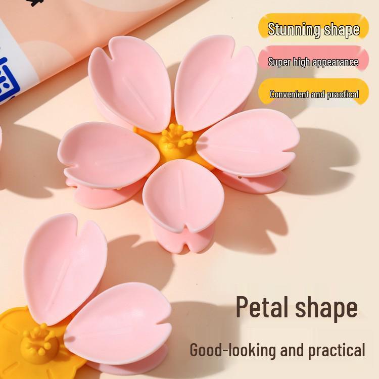 Cherry Blossom Magnet Clip: Creative Food Bag Sealer & Fridge Magnet