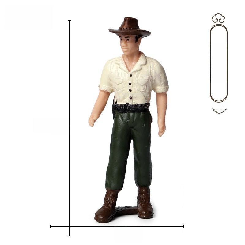 Realistic Farm And Ranch Plastic Figurine Set Detailed Farmer Models