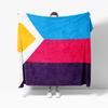 Gay Pride LGBT Throw Blanket LGBTQ Rainbow Pride Parade LGBTQIA+ Flannel Super Soft Sofa Throw Blankets For Couch Bedspread