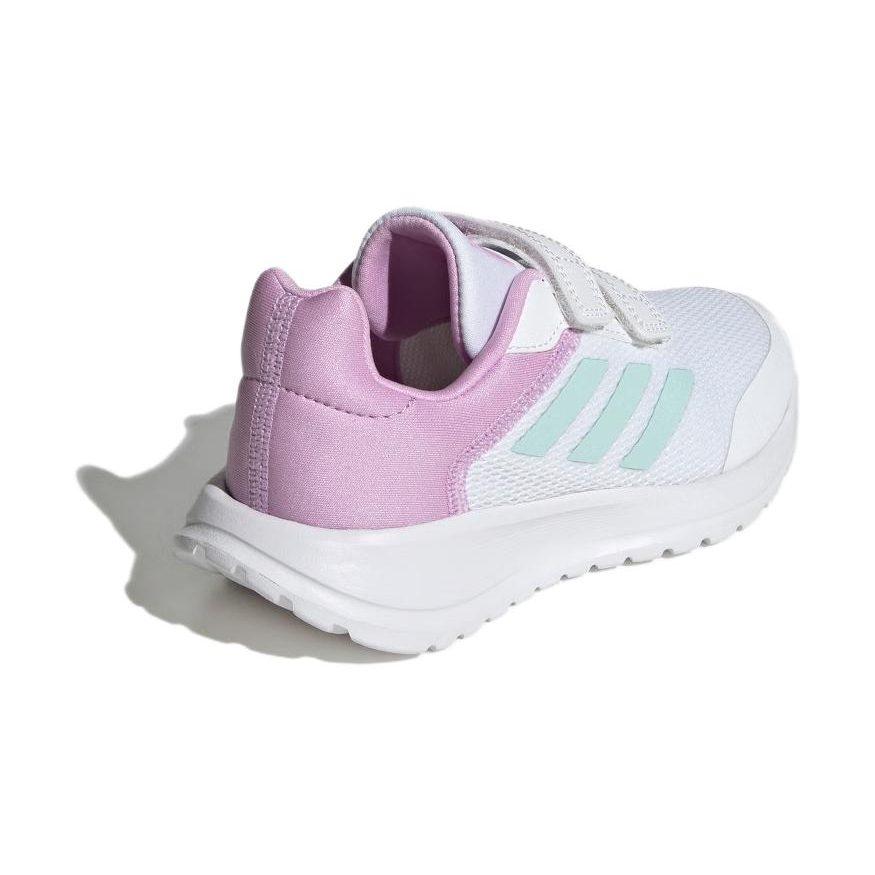 Adidas TENSAUR RUN 2.0 Run 2.0 Cushioning, Wear Resistant Low top Kids' Running Shoes White Purple Blue Kids' IG1240