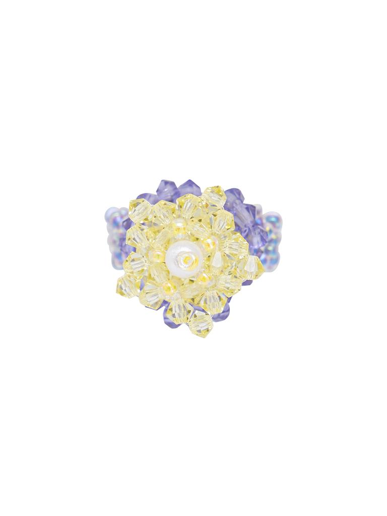 Swingset Tulip Beads Ring (Lemon)