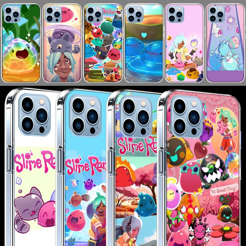 S-Slime R-Rancher Game Cases Phone Case For Iphone 17E 16E 17 Air 16 Pro Max 15 Pro 14 Plus 11 13 12 Mini Cover Cases Compatible