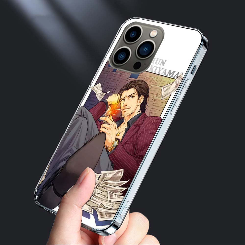 Yakuza 0 Game Phone Case For Iphone 16E 15 Pro 14 Plus 17E 16 17 Pro Max Air 11 12 13 Mini Shockproof Capa Cute Cover TPU Cle