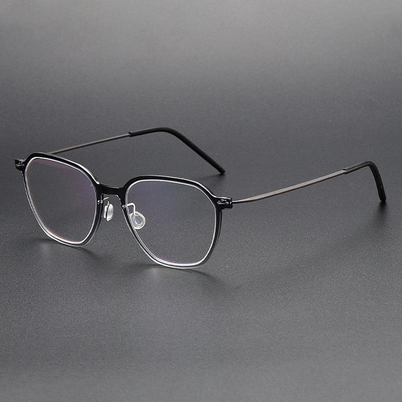 Denmark Design Polygon Glasses Frame Men Women Fashion Ultralight Myopia Eyeglasses 6627 Prescription Optic Spectacles Eyewear