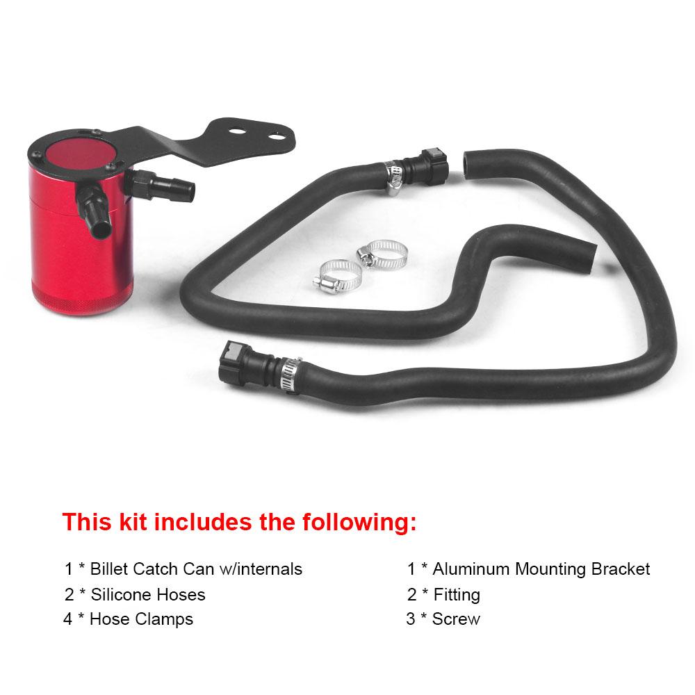 

Комплект масляної ємності з алюмінієвим перегородкою PCV для Chevrolet для Camaro SS 2016+ червоний