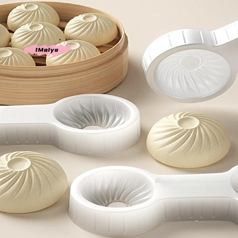 Handmade Baozi Mold Kitchen Tool for Baking Chinese Steamed Buns Bread Dough Pastry Cooking Utensils - 1/2/3Pcs Household Items