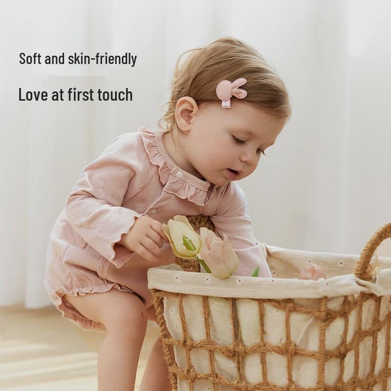 Baby Girl Pure Cotton Long-Sleeve Romper 66