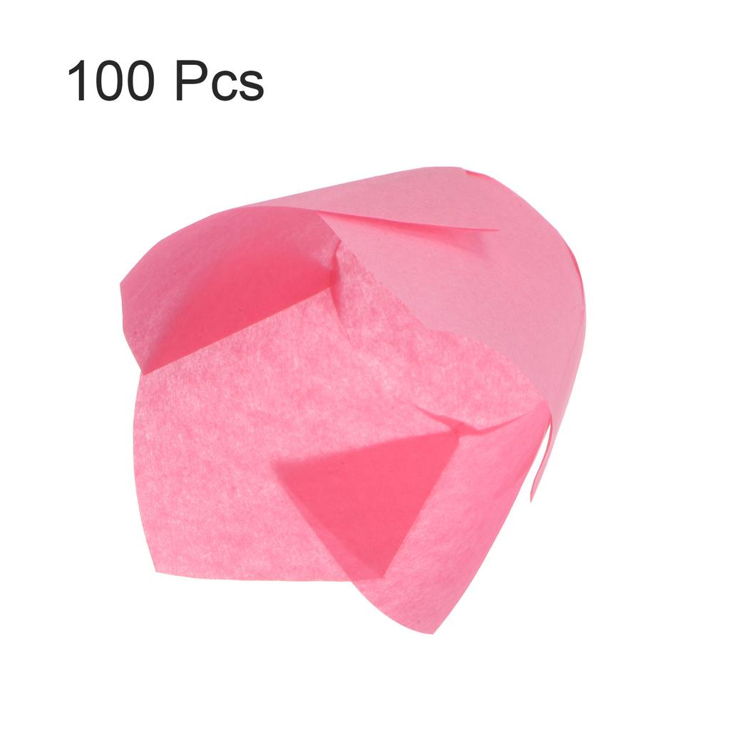50/100/150 Stück Tulpen Muffinformen Cupcake Papierförmchen Ölbeständige Cupcake-Einlagen Backmuffinform Box Becher Muffinhüllen für Bankette Party