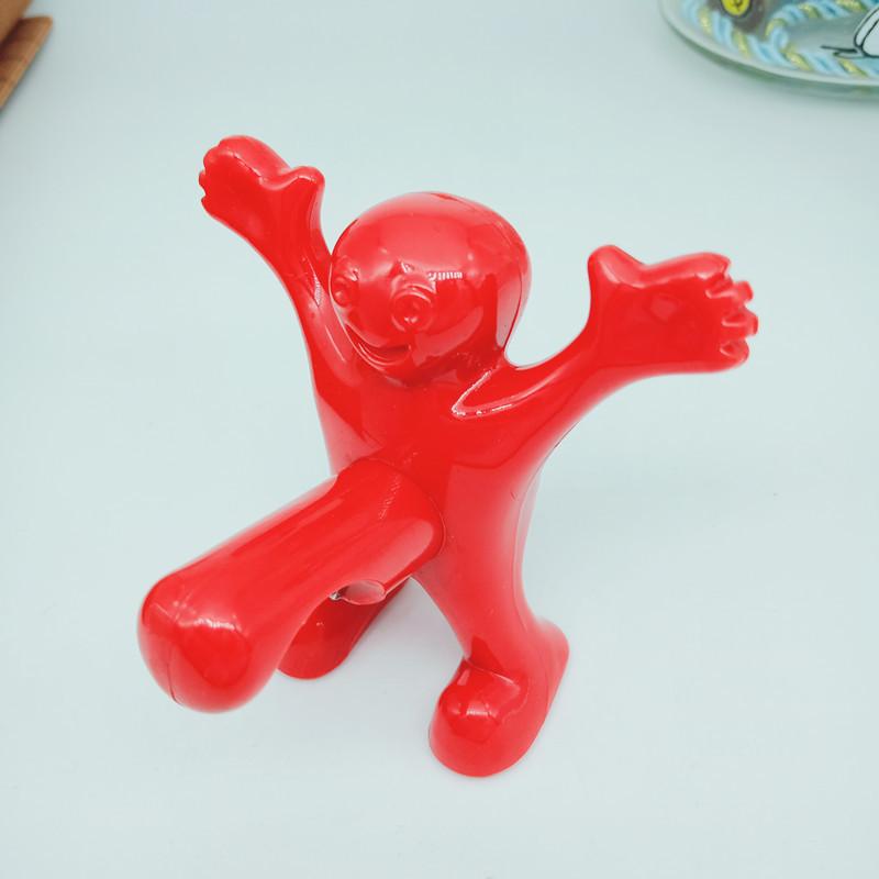Small Red Man Funny Wine Opener With Pp Material For Party Celebrations
