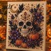 DIY Hobbybastelsets für die Freizeit Geister-Kunstset mit Kunstperlen und Rahmen, Halloween-Katzenmalerei, Handgefertigte Heimdekorations-Bastelset, 3D