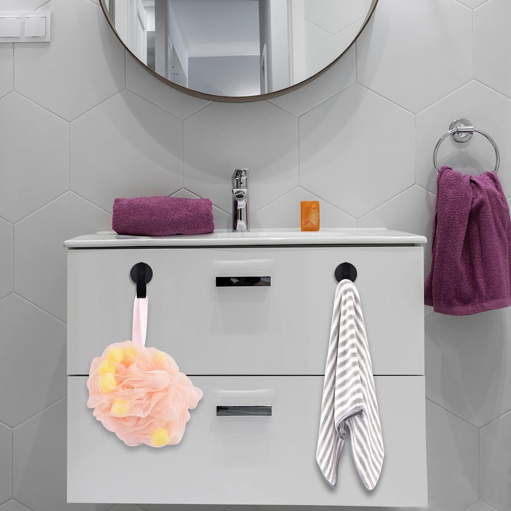 1/2/4 szt. Mocne Haki Magnetyczne Heavy Duty lodówka Drzwi Wejściowe Wieszak na Przybory Kuchenne do Biura Garażu Szopy Szafki Gimnastycznej Czarny Biały