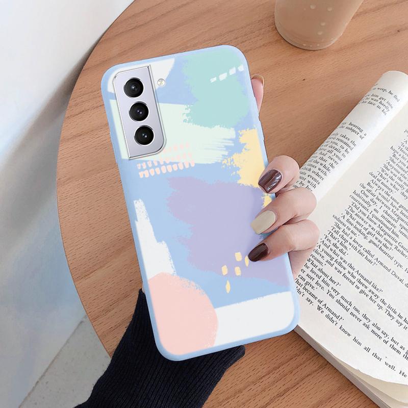Case For Samsung Galaxy S21 S 21 FE S21 Plus Soft Silicone TPU Back Cover Case Protective Coque For Samsung S21 Ultra S21+ Funda