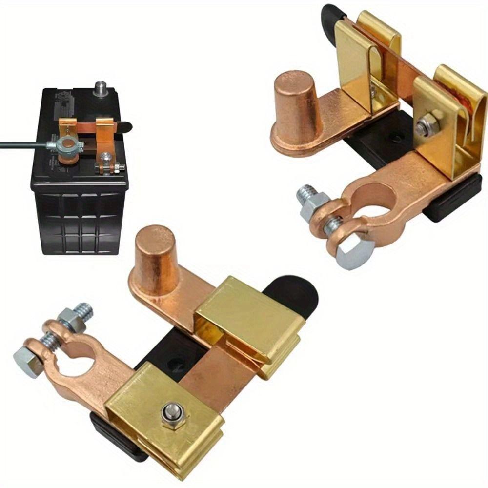 Quick Cut-off Battery Disconnect Switch 12V/24V Car Battery Terminal Link Switch  RV/ATV