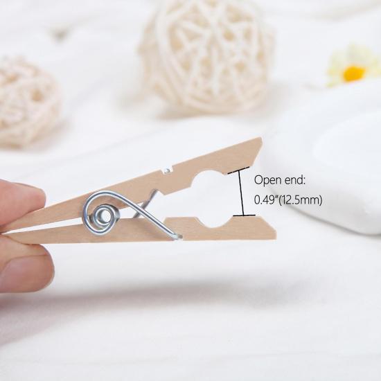 Large Wooden clothesp for Clothes 2.85 Inches Length,for Hanging Clothes,Craft,Food Opened Bags,DIY