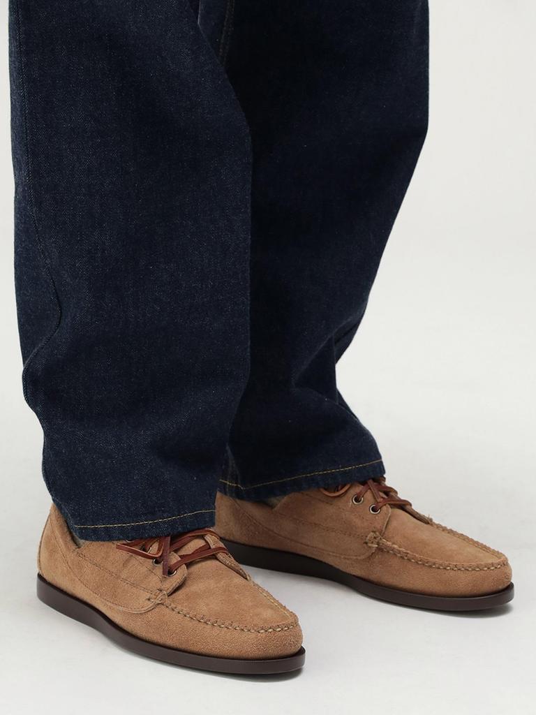 Beams Plus Denim Size 38210040791 Men's Wide-Leg 5-Pocket Pants, Indigo, L,