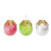 LED Christmas Tabletop Decors Auto Timer Durable Cracked Plastic Design Snowflake Accent 6Inch Holiday Ornament