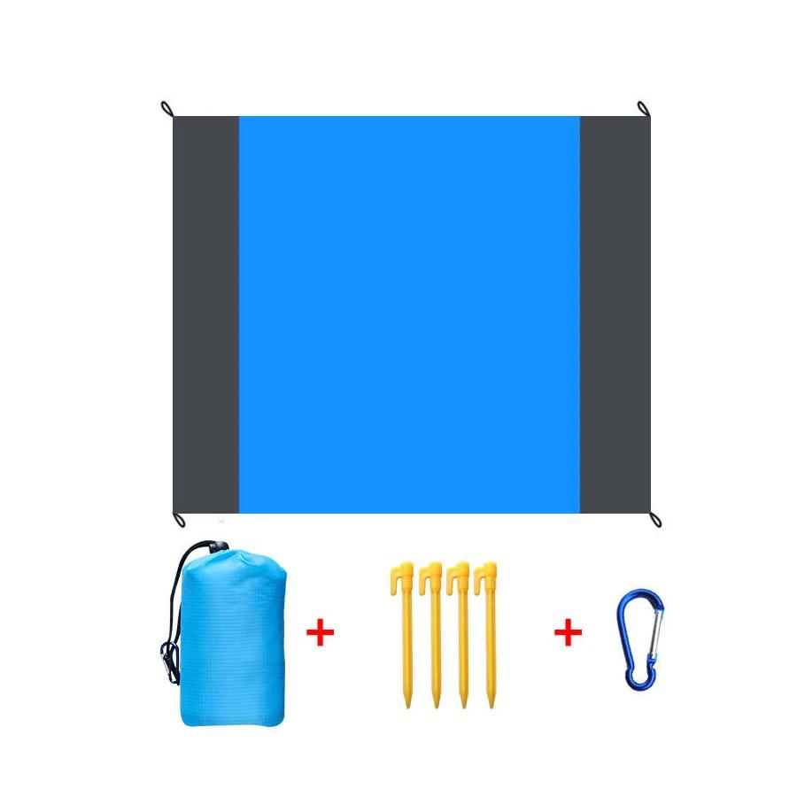 

200*210cm Waterproof Beach Blanket Camping Mat Anti-sand Beach Mat Folding Portable Lightweight Picnic Blanket for Travel Hiking