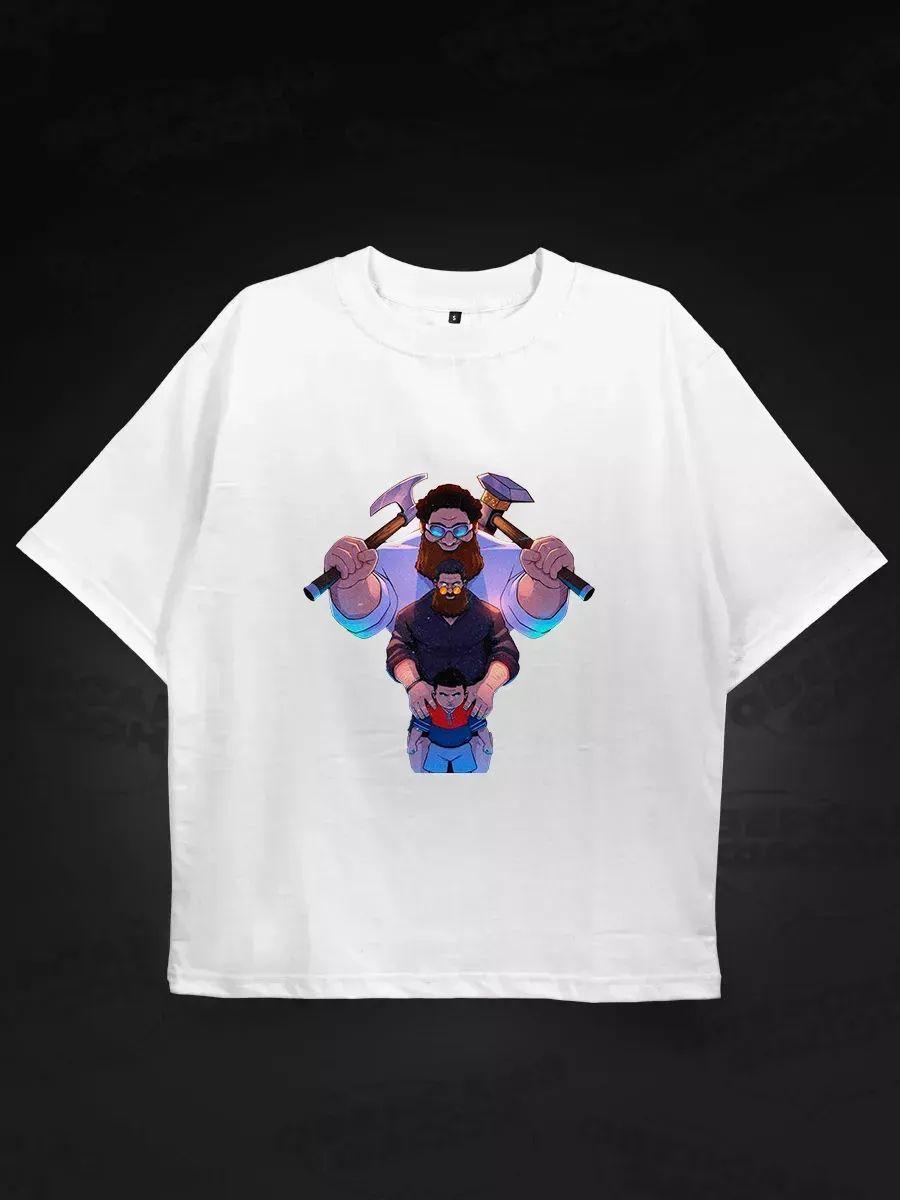 Hand-to-hand combat print T-shirt XL