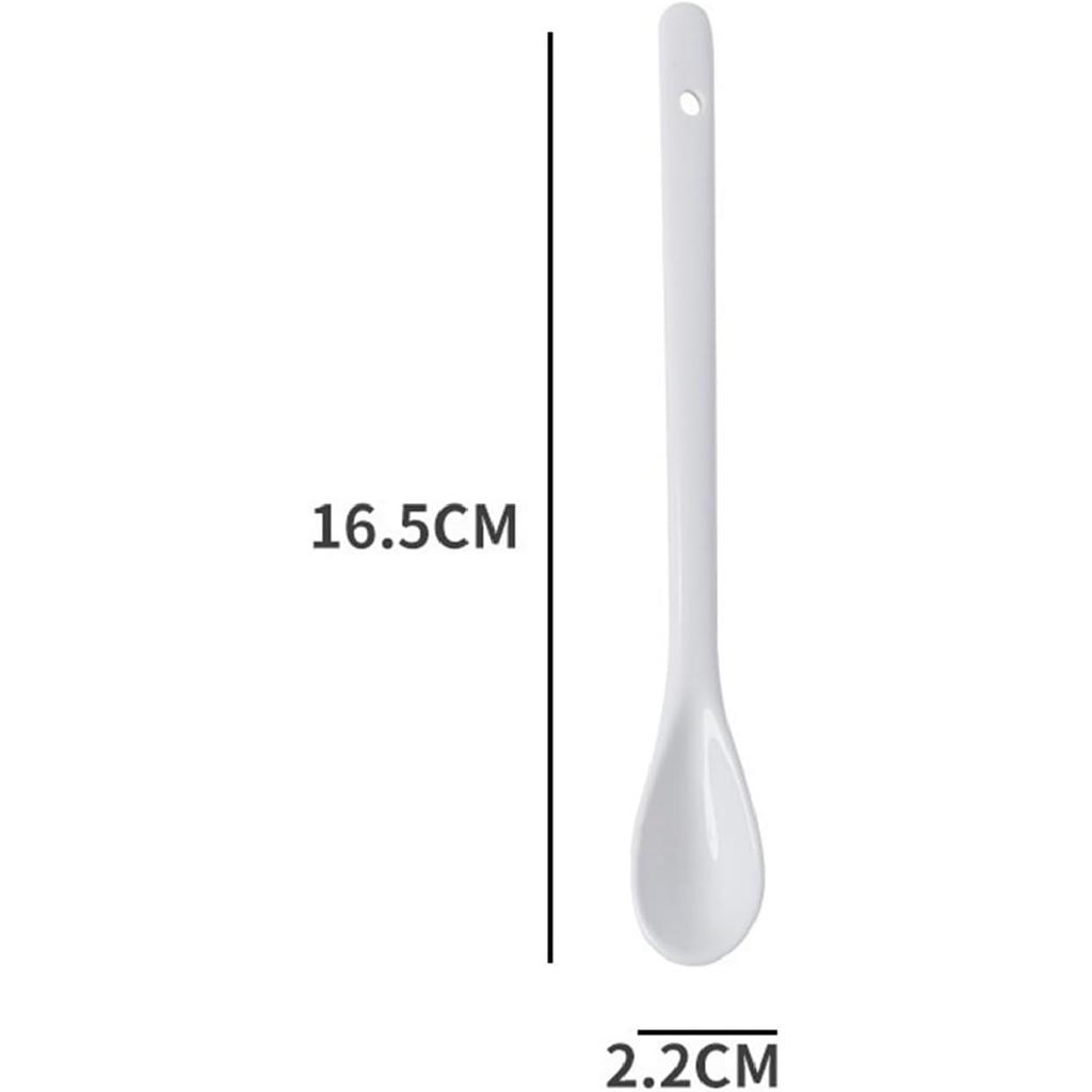 Spoons White Porcelain Tea Spoon, Espresso Spoons, Ceramic Spoons, Ceramic Teaspoon, Ceramic Spoons Small, Spoon for Tea, Tea Spoon for Loose Tea,