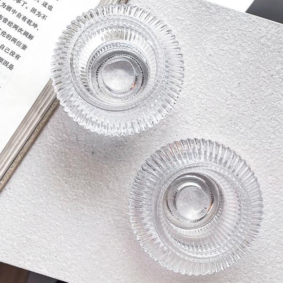 Double-sided Glass Candle Holder Clear Taper Pillar Tealight Candle Candleholder Candlestick Wedding