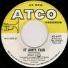 7inch Record BEN E. KING  It Aint Fair  Til I Cant Take It 456637 ATCO Records 1968 US SoulFunk Used