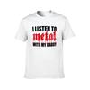 I Listen To Metal With My Daddy Heavy Metal Dad Newborn Baby rocker Mini Metalhead Heavy Metal Hard Rock Funny Love TShirt