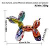 Creative Graffiti Balloon Dog Ornament for Home Décor: Artful Figurine for Study, Wine Cabinet, and TV Stand