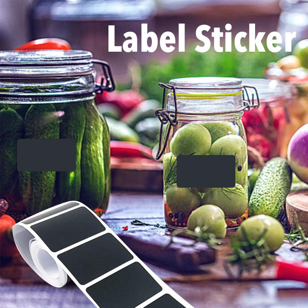 Buy Blackboard Labels Erasable Self Adhesive Jar Label Stickers Perfect for Kitchen Spice Jars